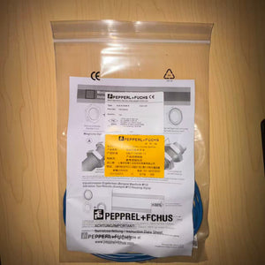 حساس تقارب استقرائي Pepperl+Fuchs NJ0.8-5GM-N مخرج NAMUR 0.8 مم تثبيت متساطح