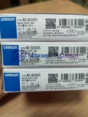 وحدة مخرج تناظري NX-DA3605 من أومرون، سلسلة Sysmac NX