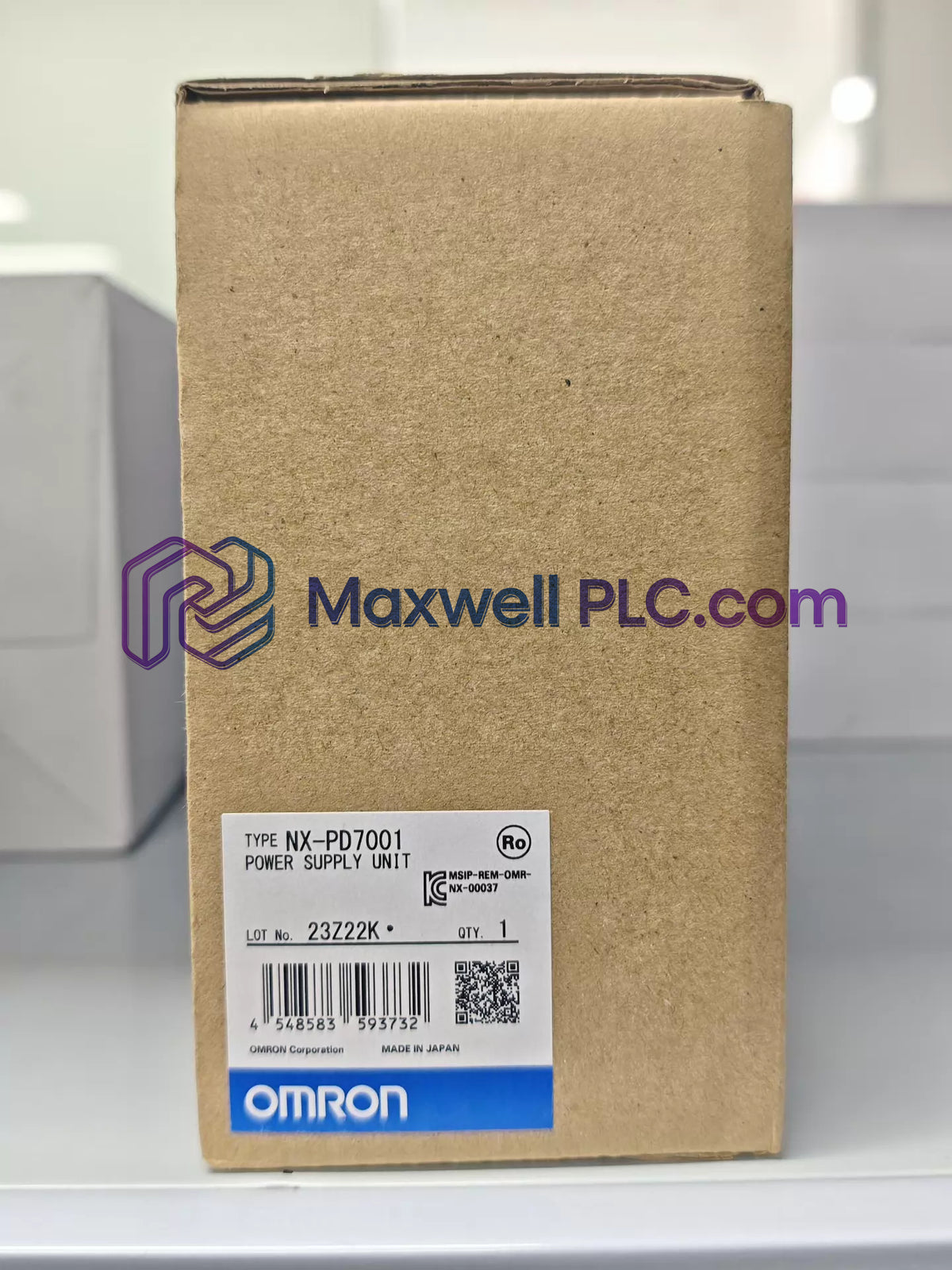 Unidad de fuente de alimentación Omron serie NX NX-PD7001