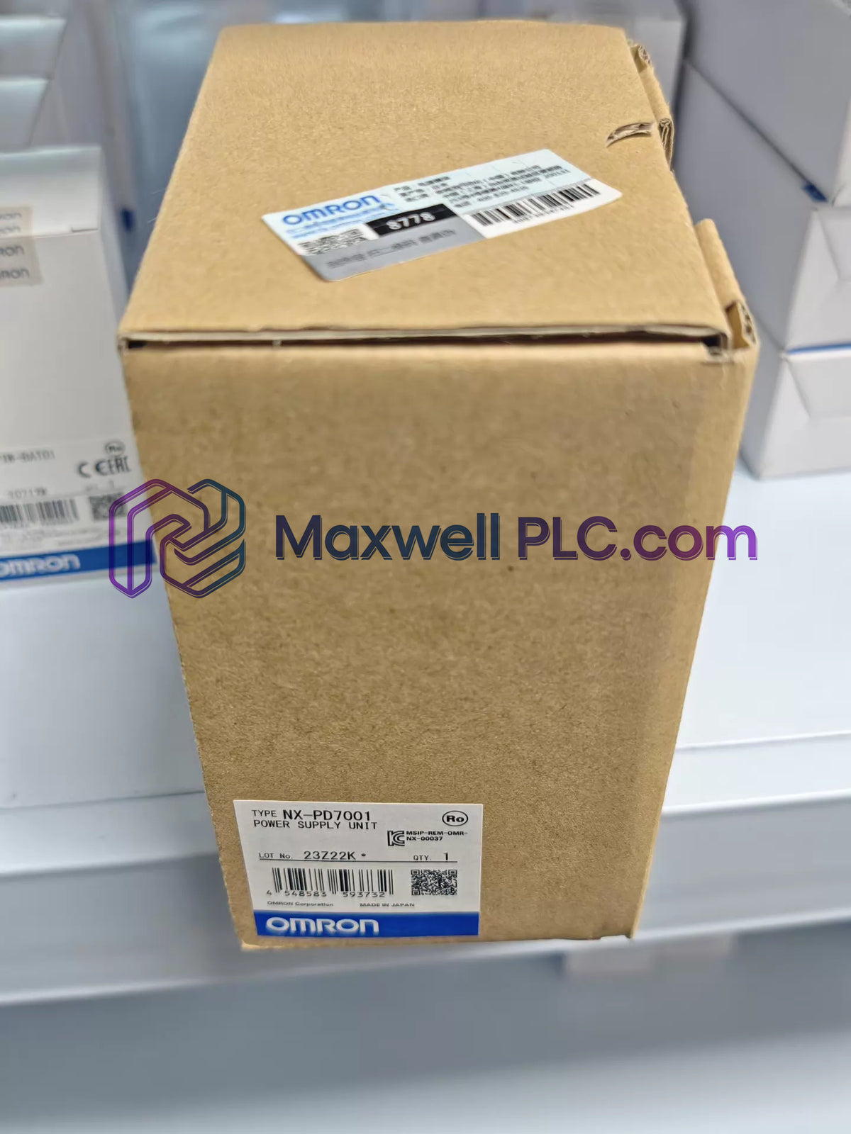 Unidad de fuente de alimentación Omron serie NX NX-PD7001