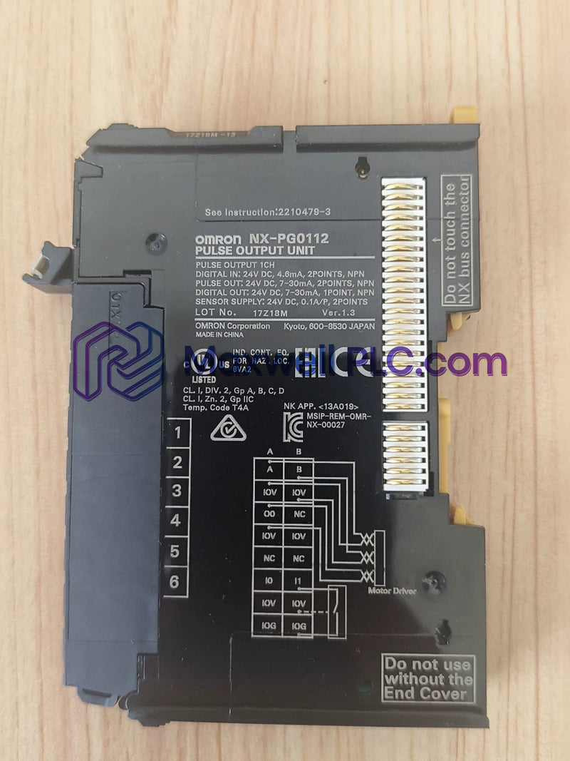 NX-PG0112 Omron NX Series Pulse Output Unit