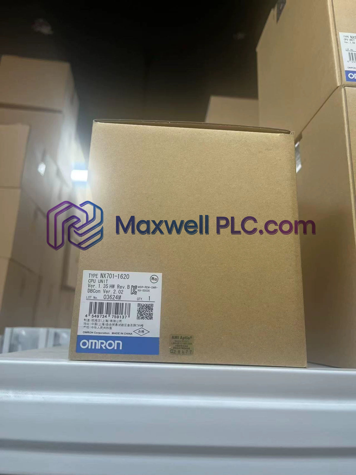 Controlador de movimiento serie Omron NX7, NX701-1620