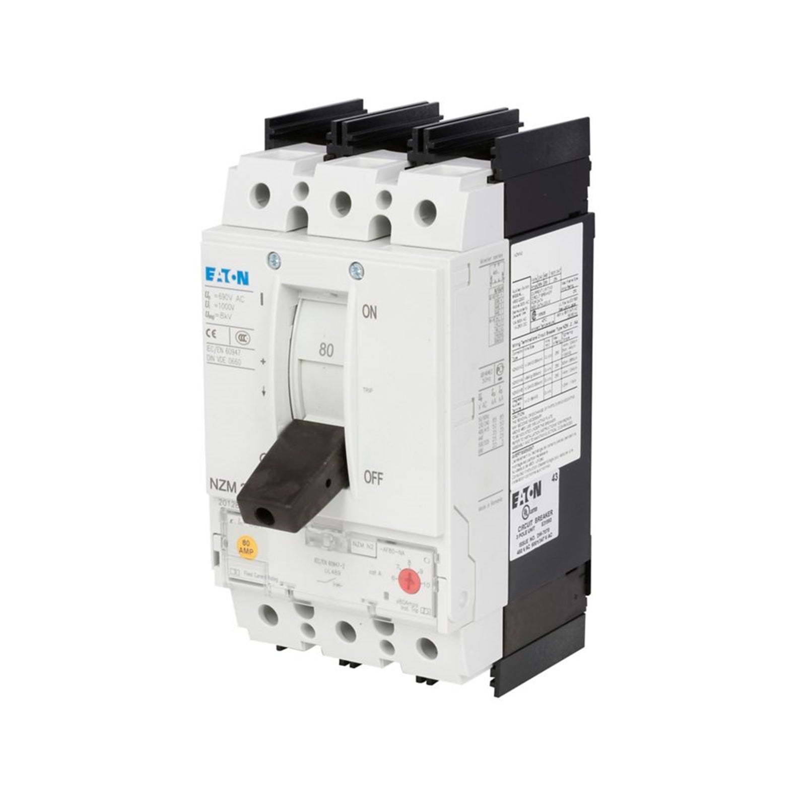 Eaton NZMN2-AF100-NA Molded Case Circuit Breaker 269182 100A 3-Pole