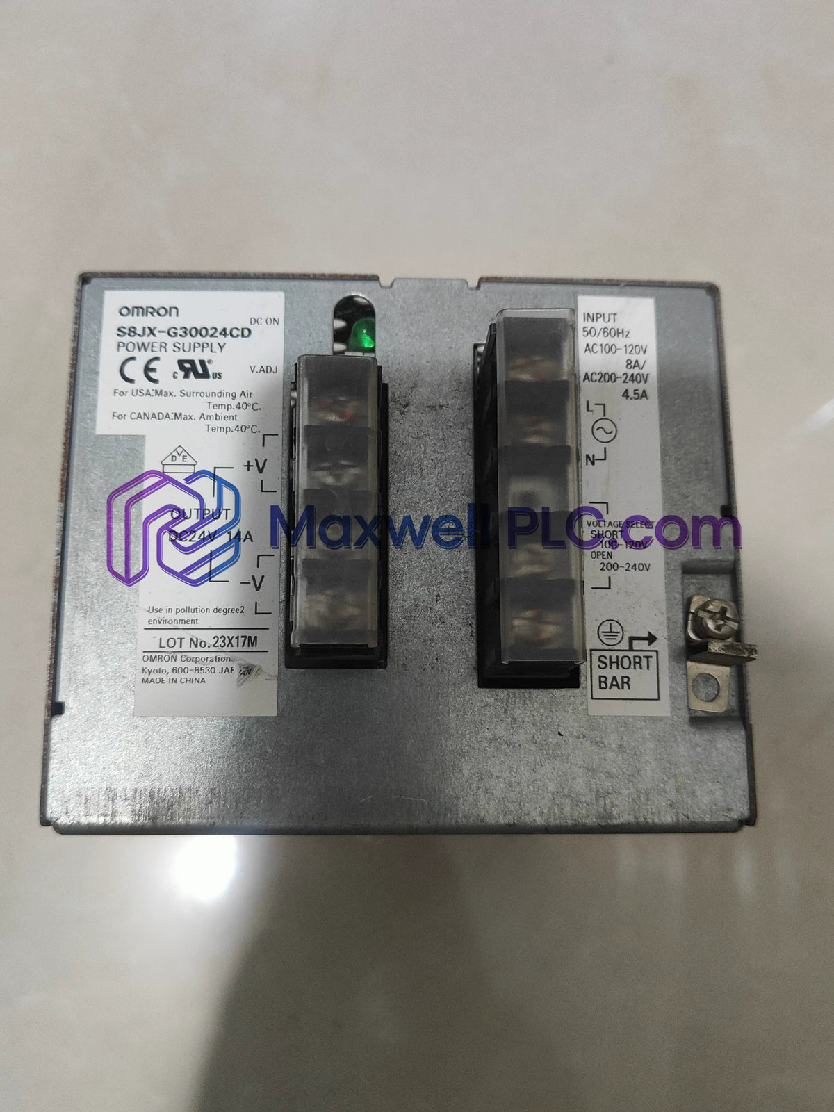 S8JX-G30024CD Omron Switch Mode Power Supply S8JX Series