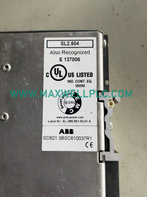 SD821 3BSC610037R1 ABB Power Supply Module S800 I/O