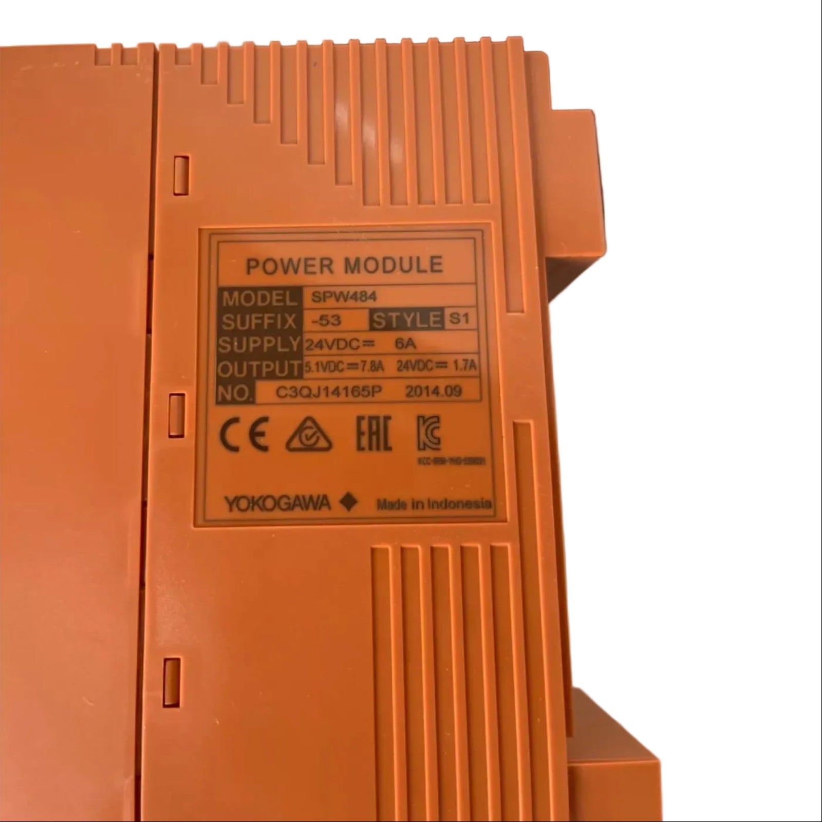 Yokogawa SPW484-53 Power Supply Module for CENTUM VP Control Units