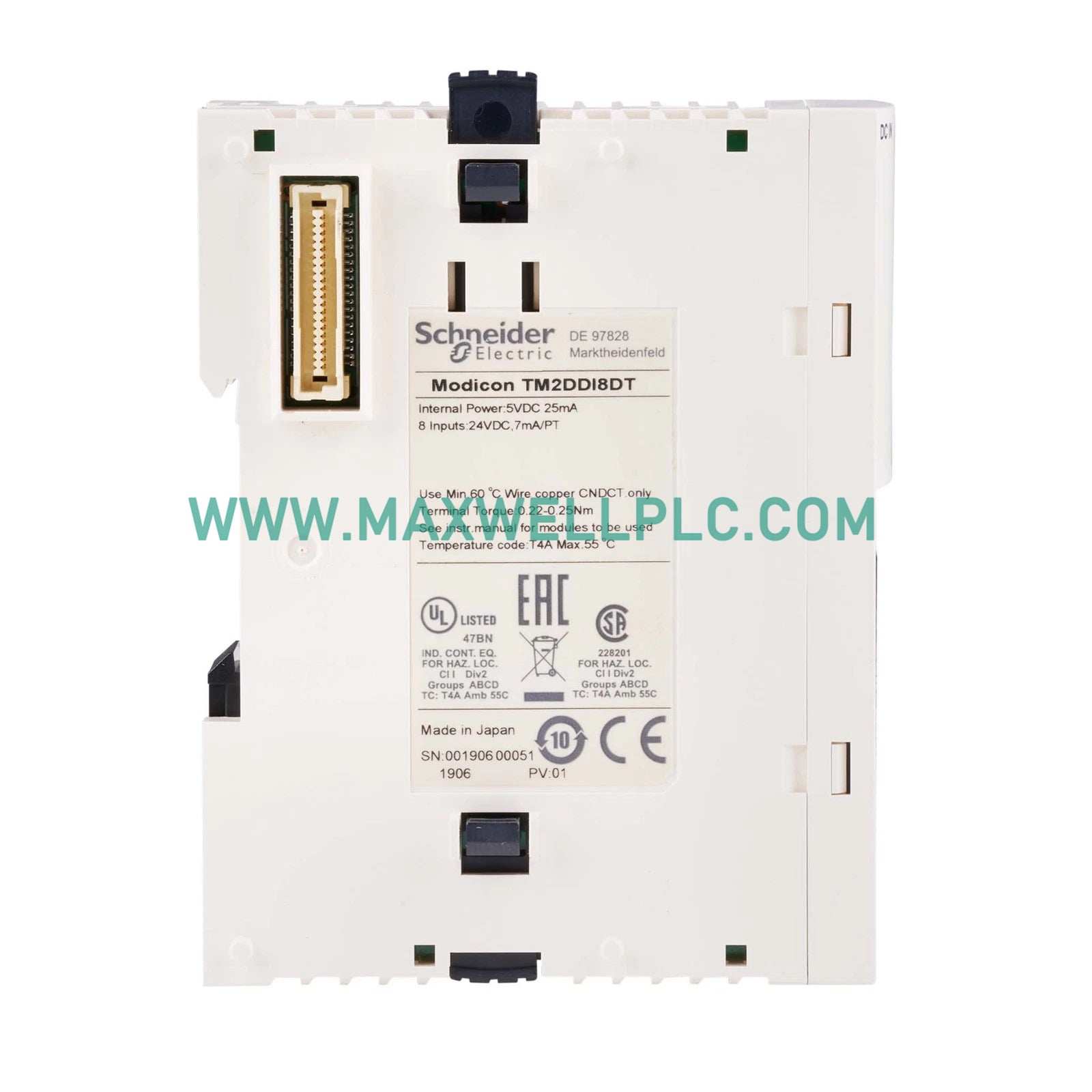 وحدة إدخال رقمية TM2DDI8DT من شنايدر إلكتريك موديكون M238