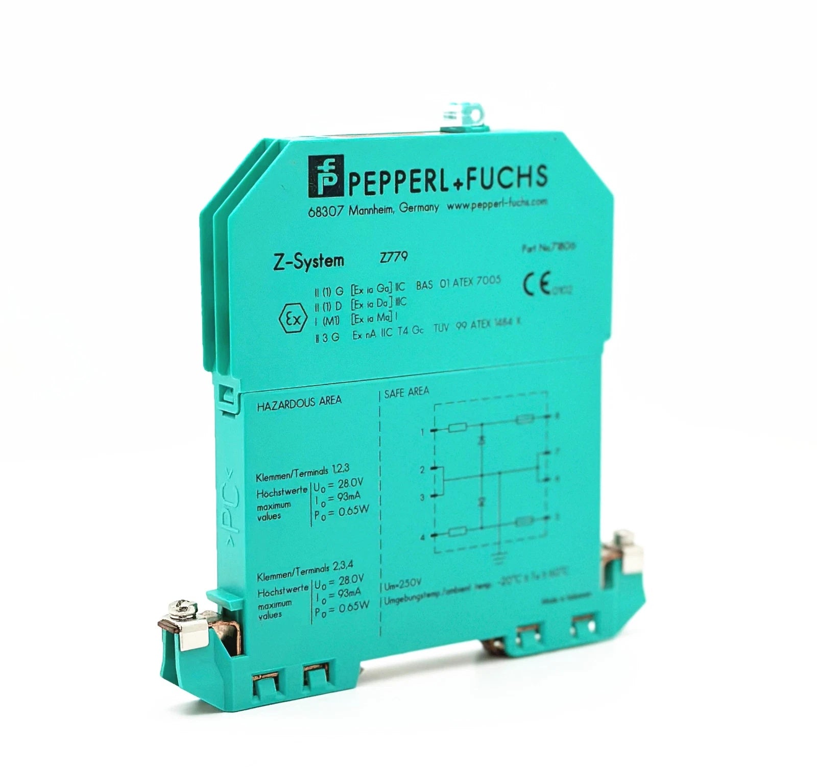 Pepperl+Fuchs Z779 Z-System Zener Barrier 2-Channel 28V 300 Ohm DC