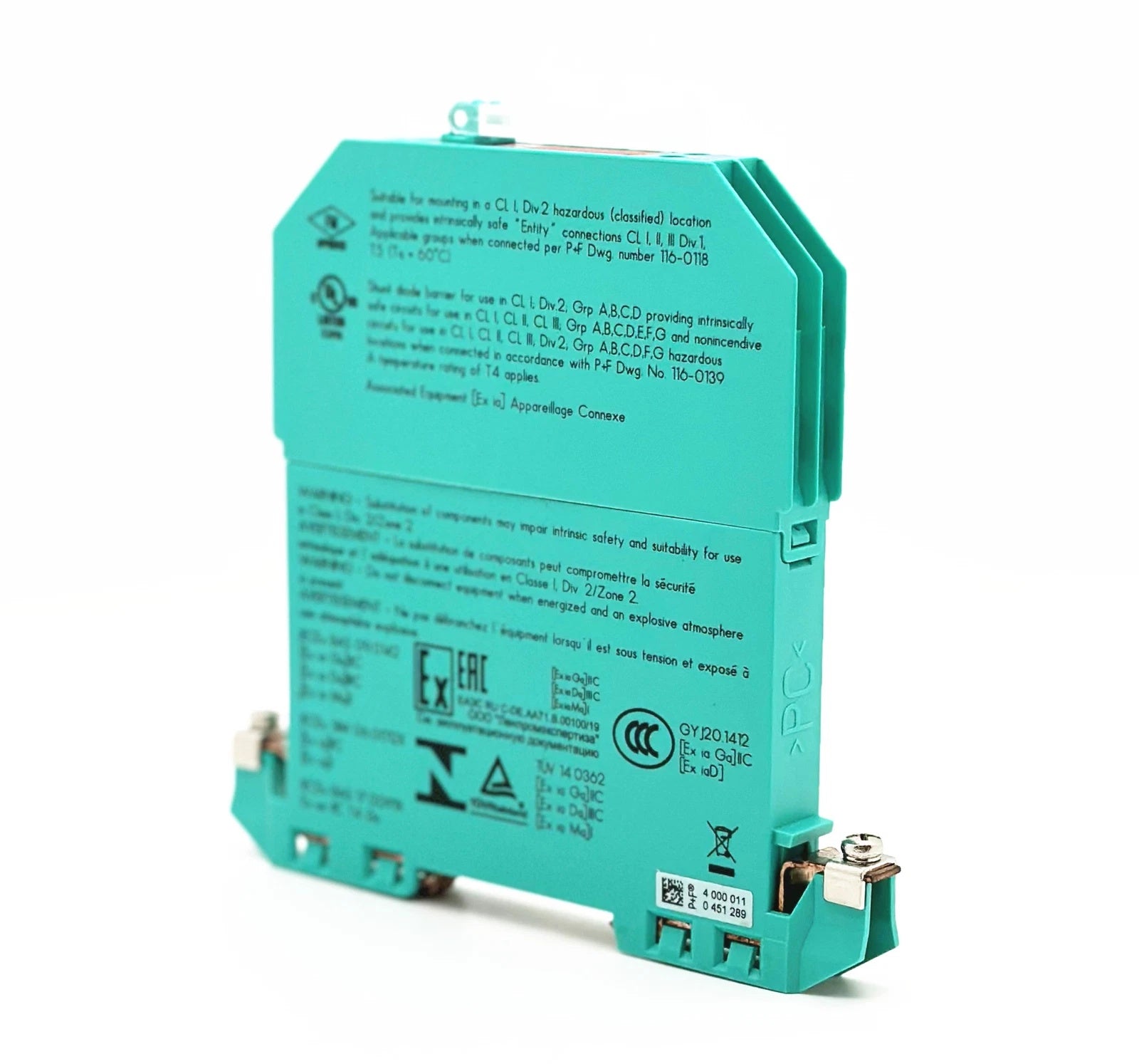 Pepperl+Fuchs Z779 Z-System Zener Barrier 2-Channel 28V 300 Ohm DC