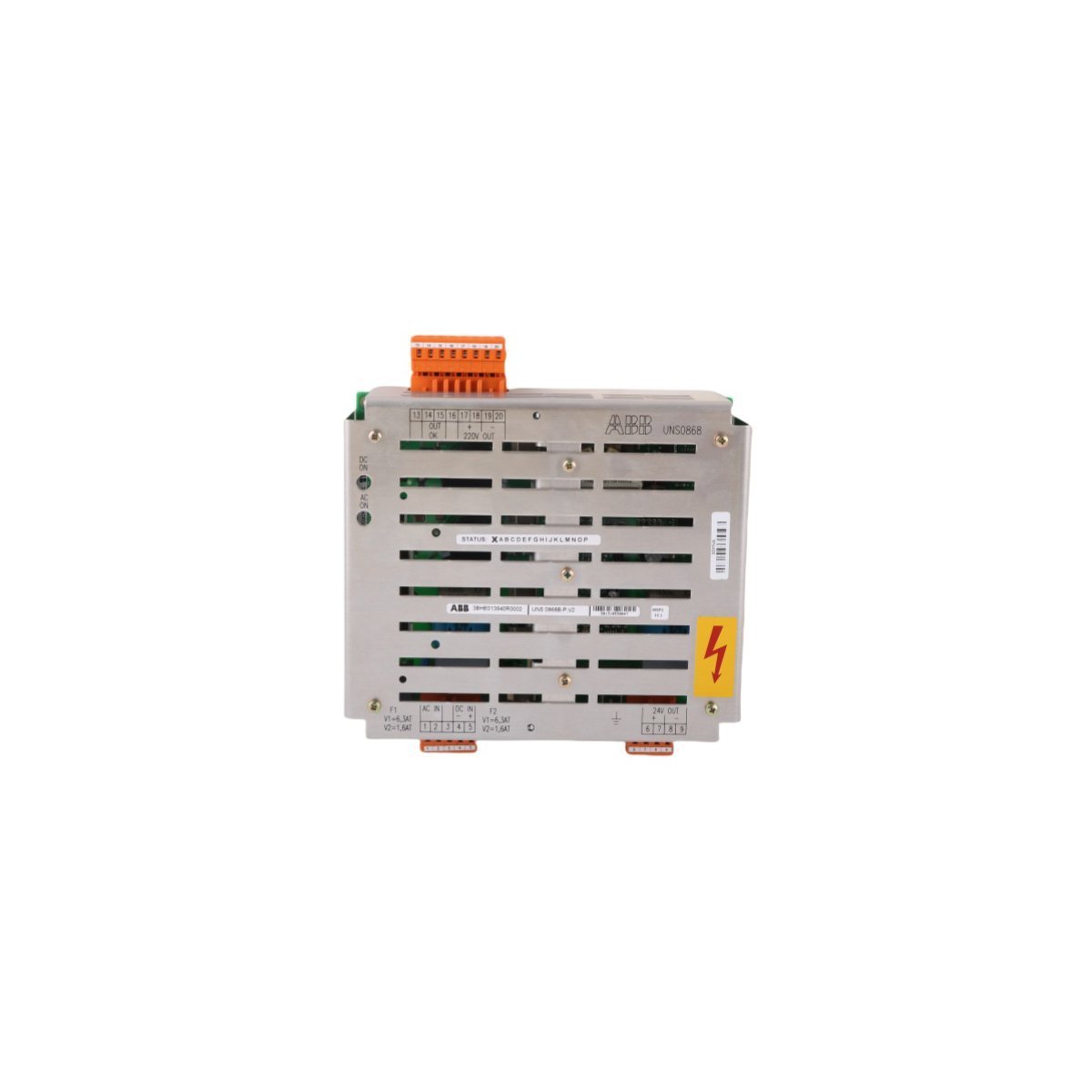 3BHE013940R0002 ABB UNS0868B-P,V2 Excitation Power Supply Unit