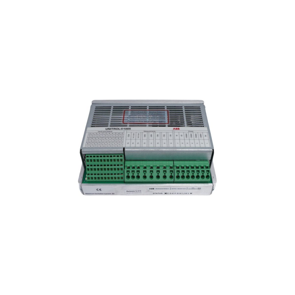 ABB 3BHE043576R0011 UNITROL 1005-0011 Excitation Control Card