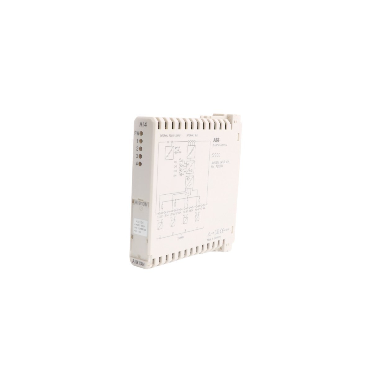 3KDE175513L9100 Analog Input Module AI910N ABB S900 I/O