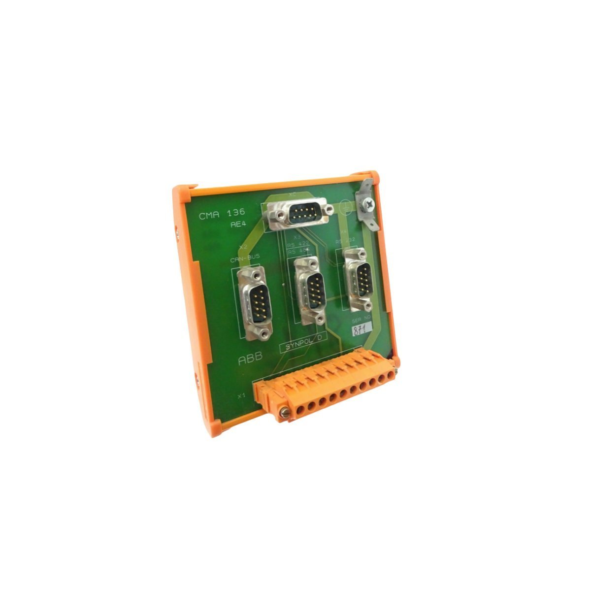 3DDE300416 ABB CMA136 Generator Relay Terminal Board Synpol D Series