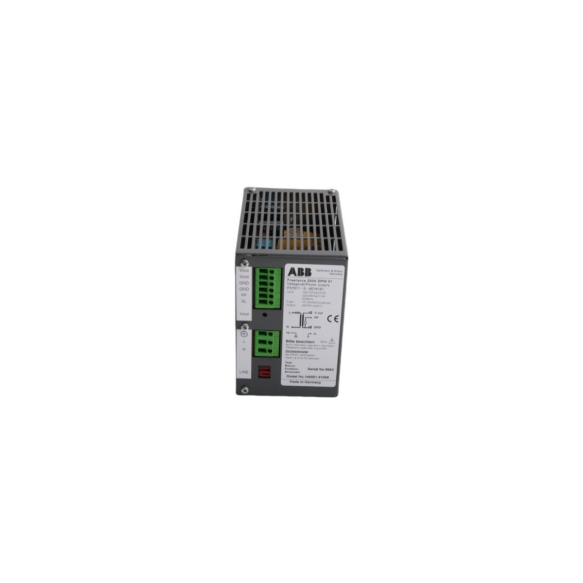 DPW01 Power Supply Module ABB Freelance DCS System