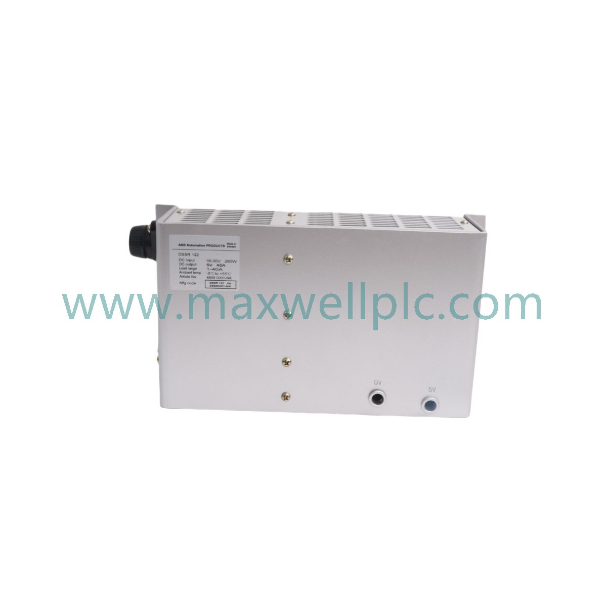 ABB DSSR 122 DSSR1229K 4899 0001-NK Rack I/O Power Supply Unit