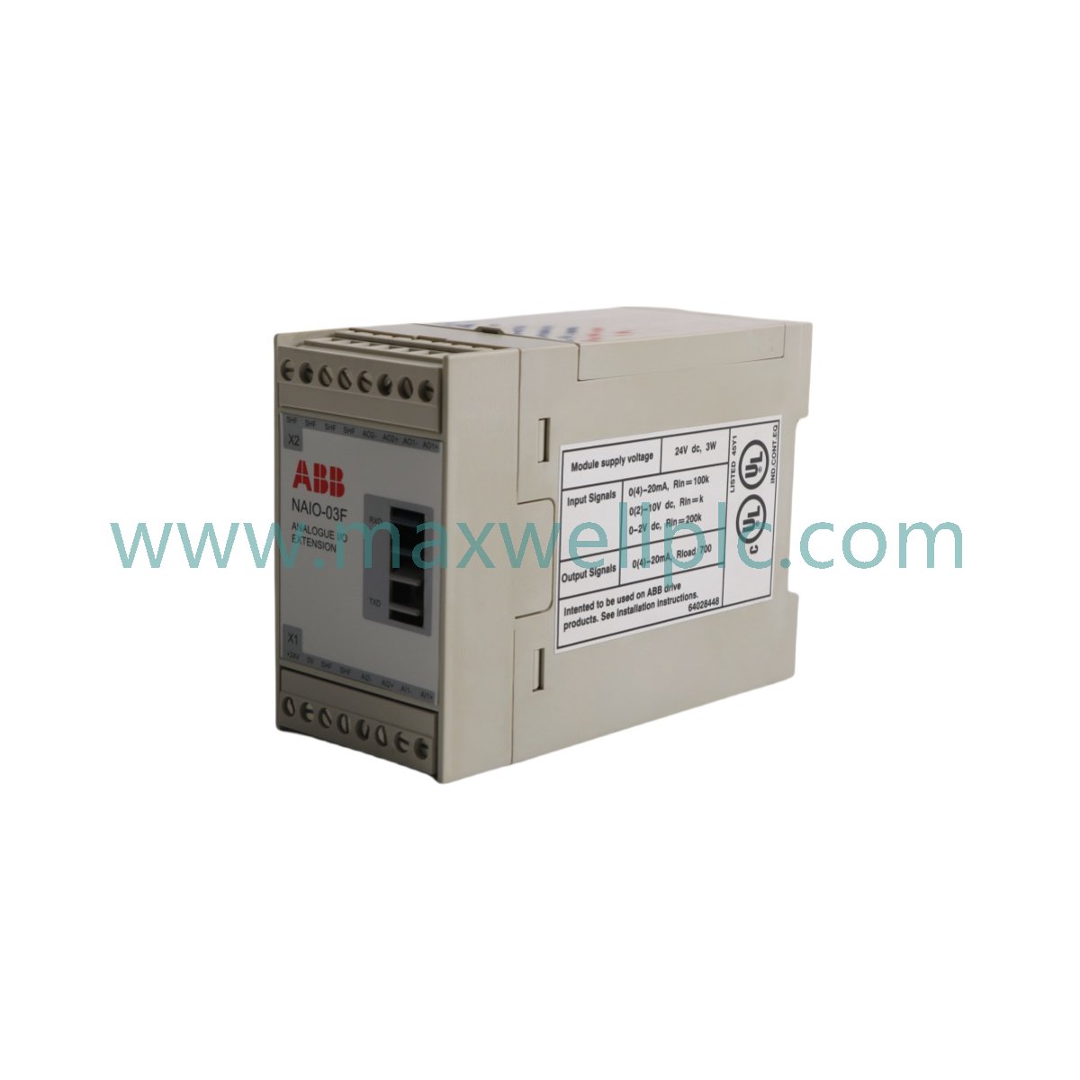 وحدة توسعة الإدخال/الإخراج التناظري NAIO-03F ABB - مجموعة خيار/وحدة خدمة