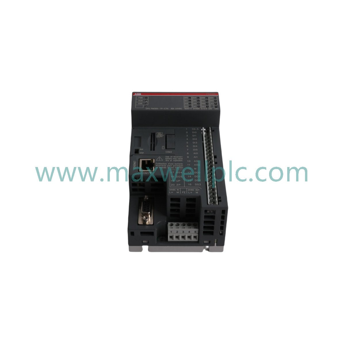 ABB PM566-TP-ETH AC500-eCo CPU Processors 1SAP121500R0071