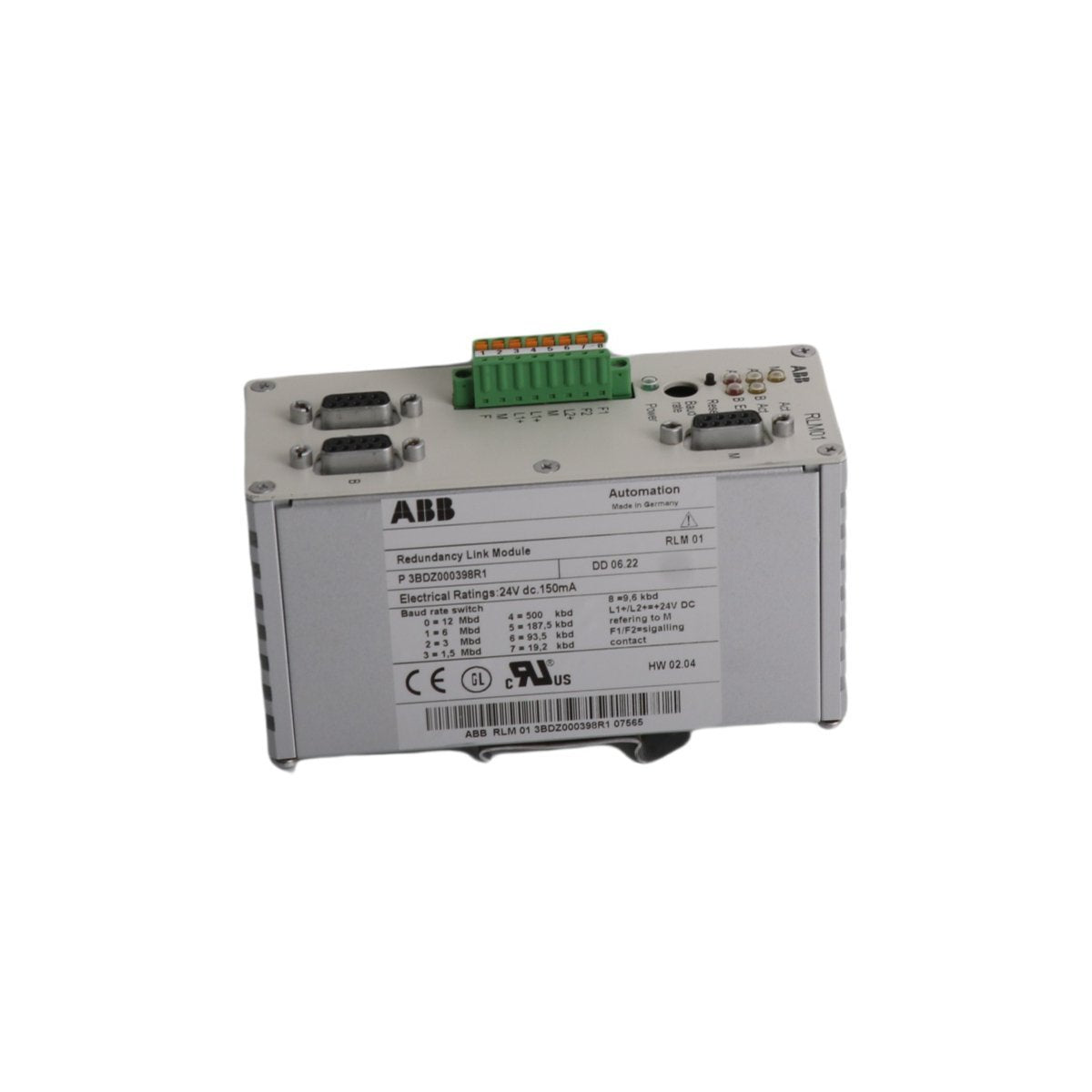 3BDZ000398R1 ABB PROFIBUS Redundancy Link Module RLM01