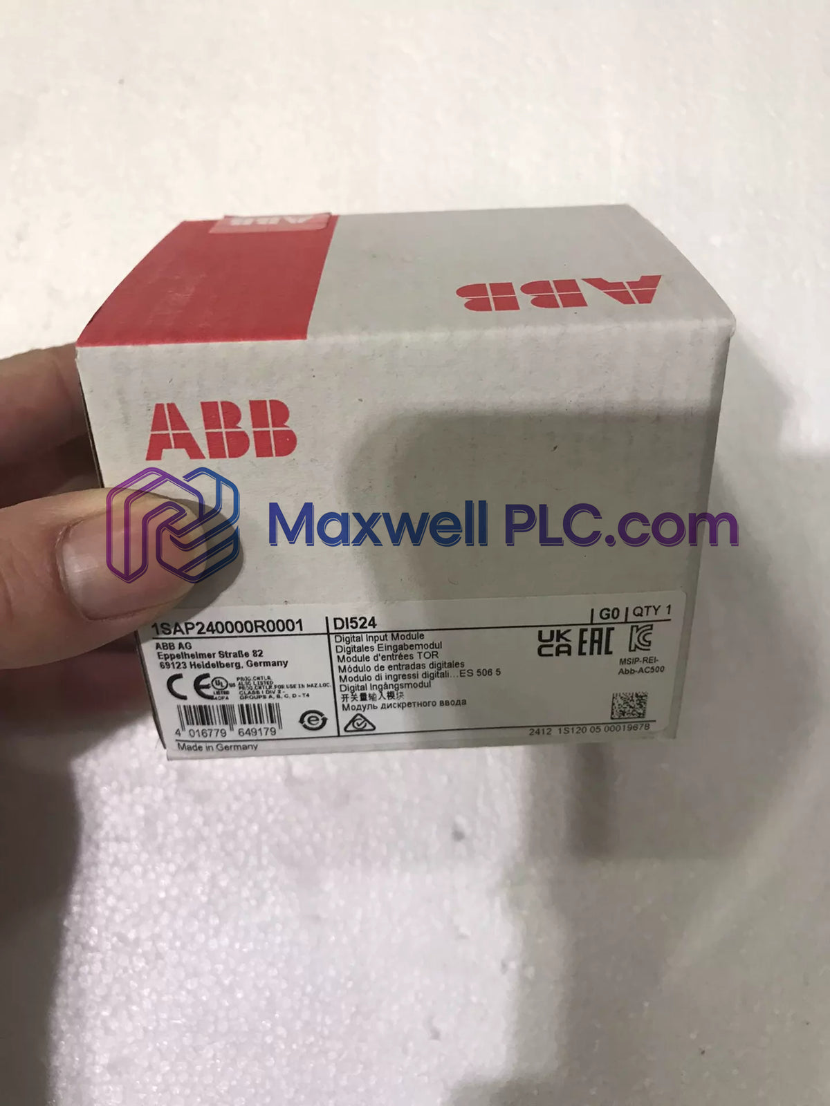 Módulo de entradas digitales ABB DI524 1SAP240000R0001 AC500