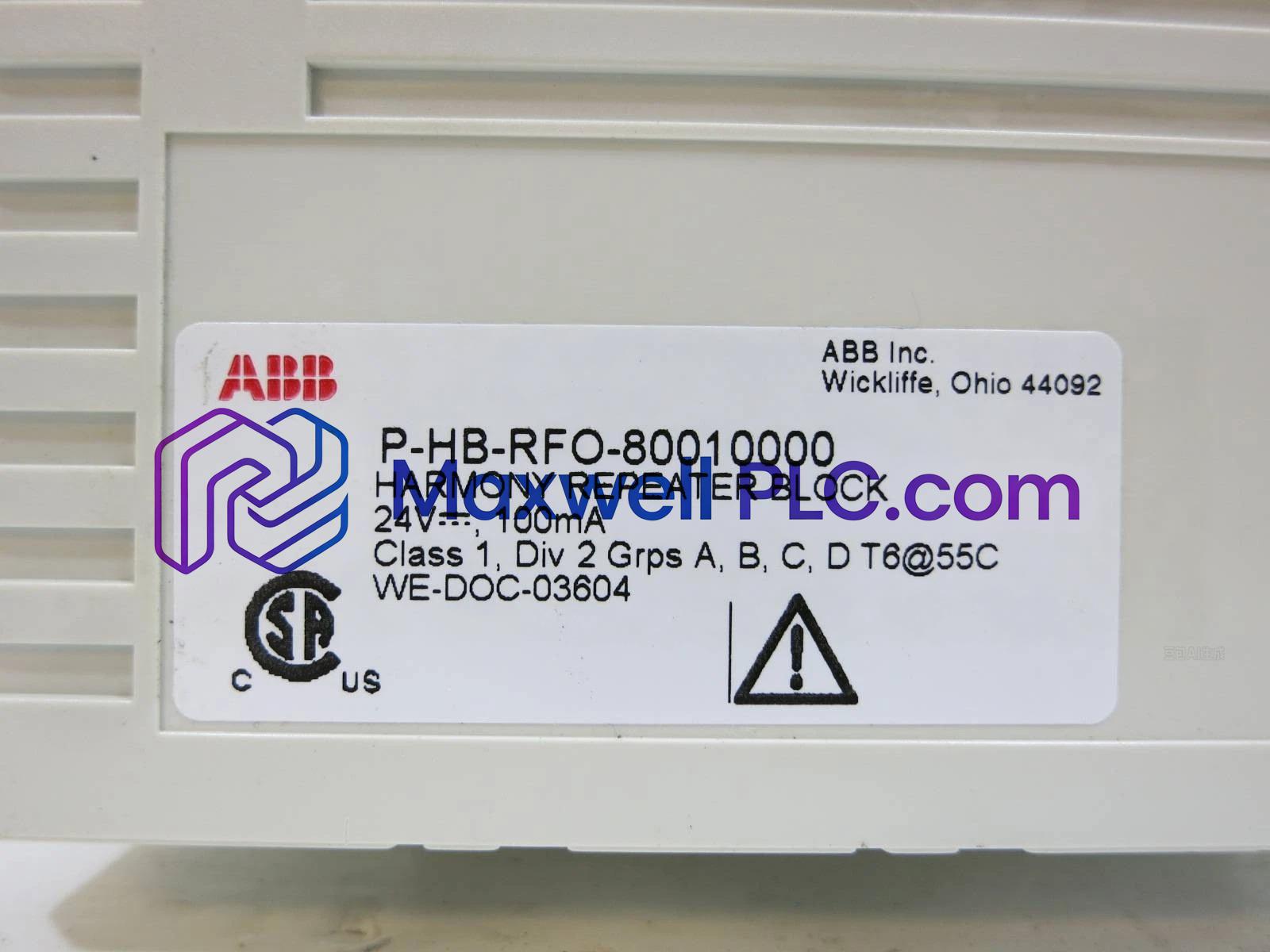 P-HB-RFO-80010000 وحدة مكرر ناقل ABB Net 90