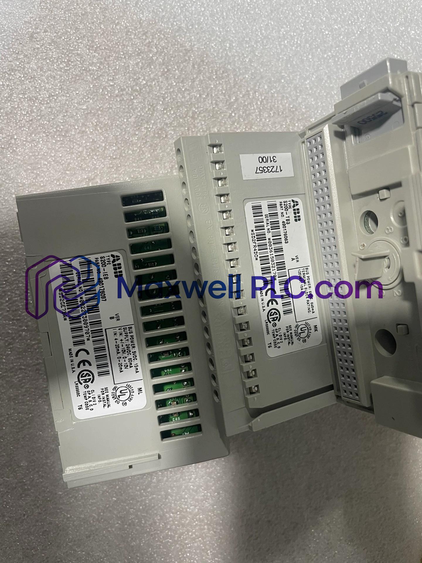 S200-TB3 490176063 ABB Terminal Block Base S200 I/O