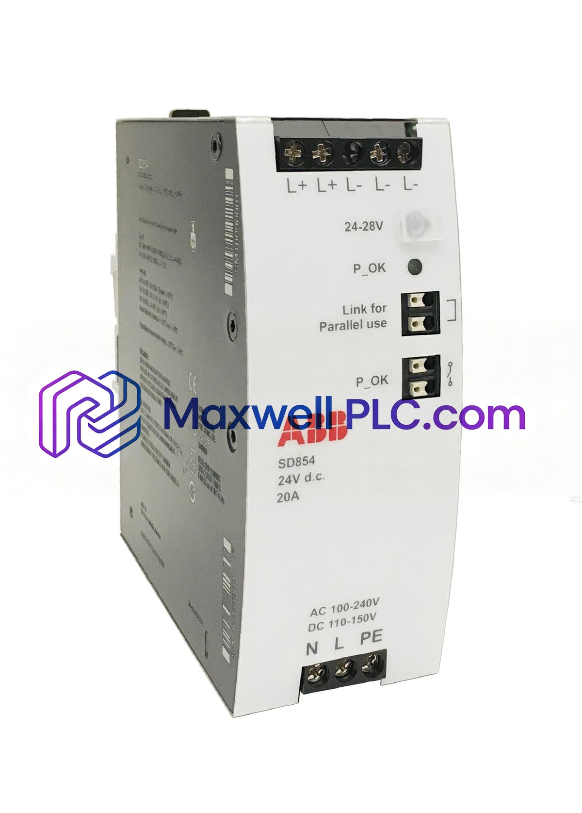ABB SD854 3BSE088189R1 وحدة تزويد الطاقة S800 I/O