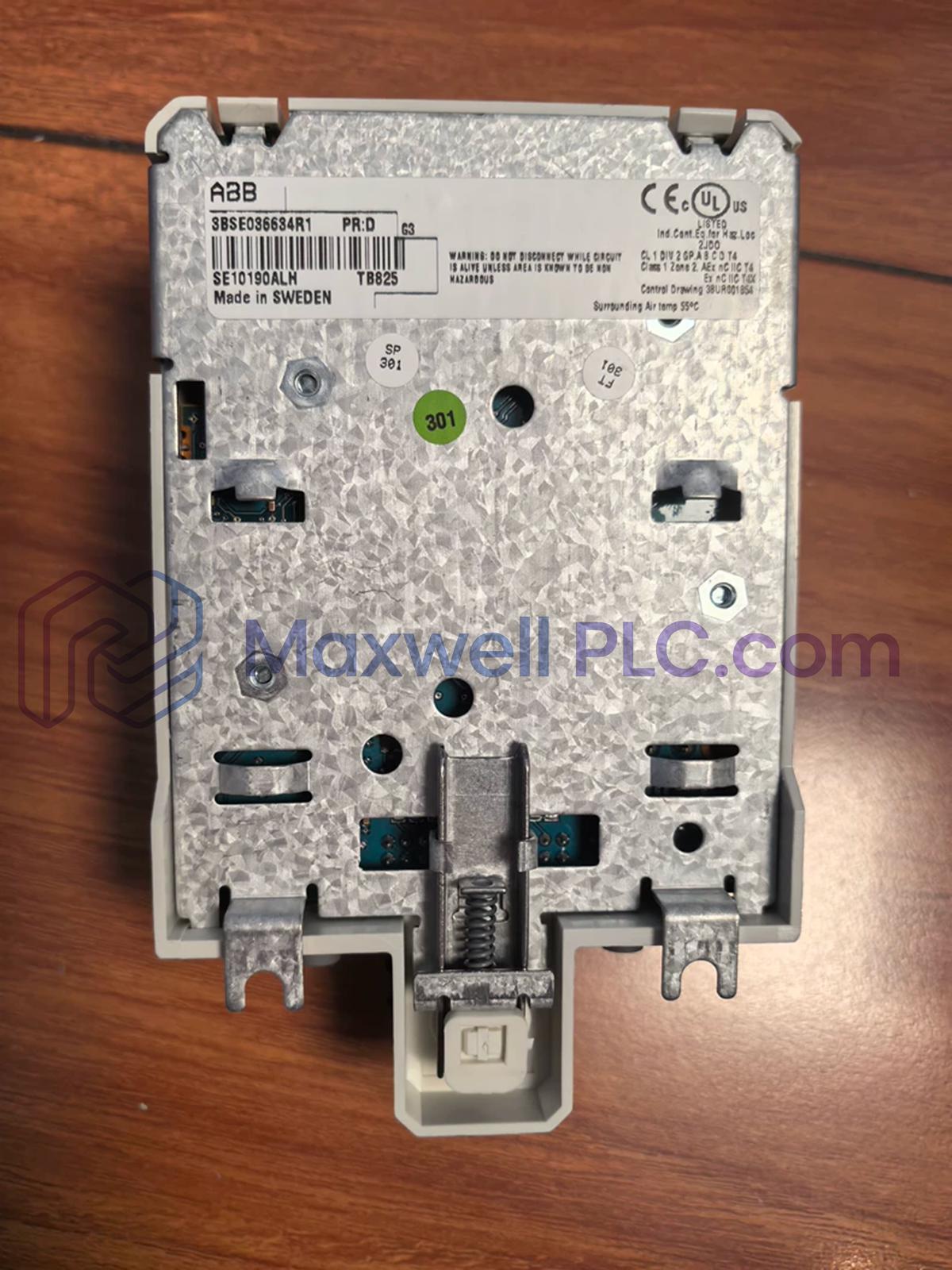 TB825 3BSE036634R1 Convertidor de medio óptico de E/S ABB S800
