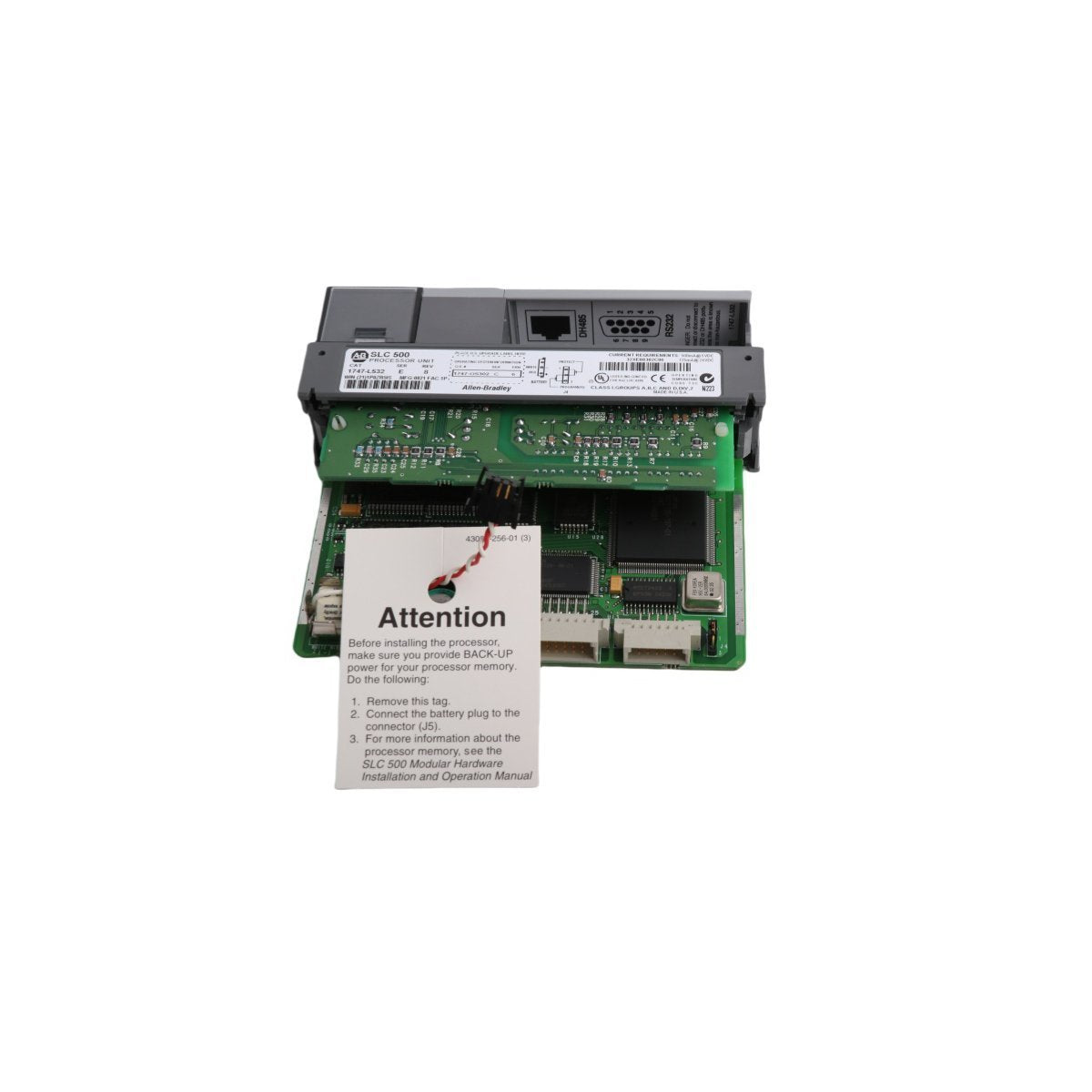 Allen-Bradley 1747-L532 SLC 500 SLC 5/03 Processor Unit 16K Memory