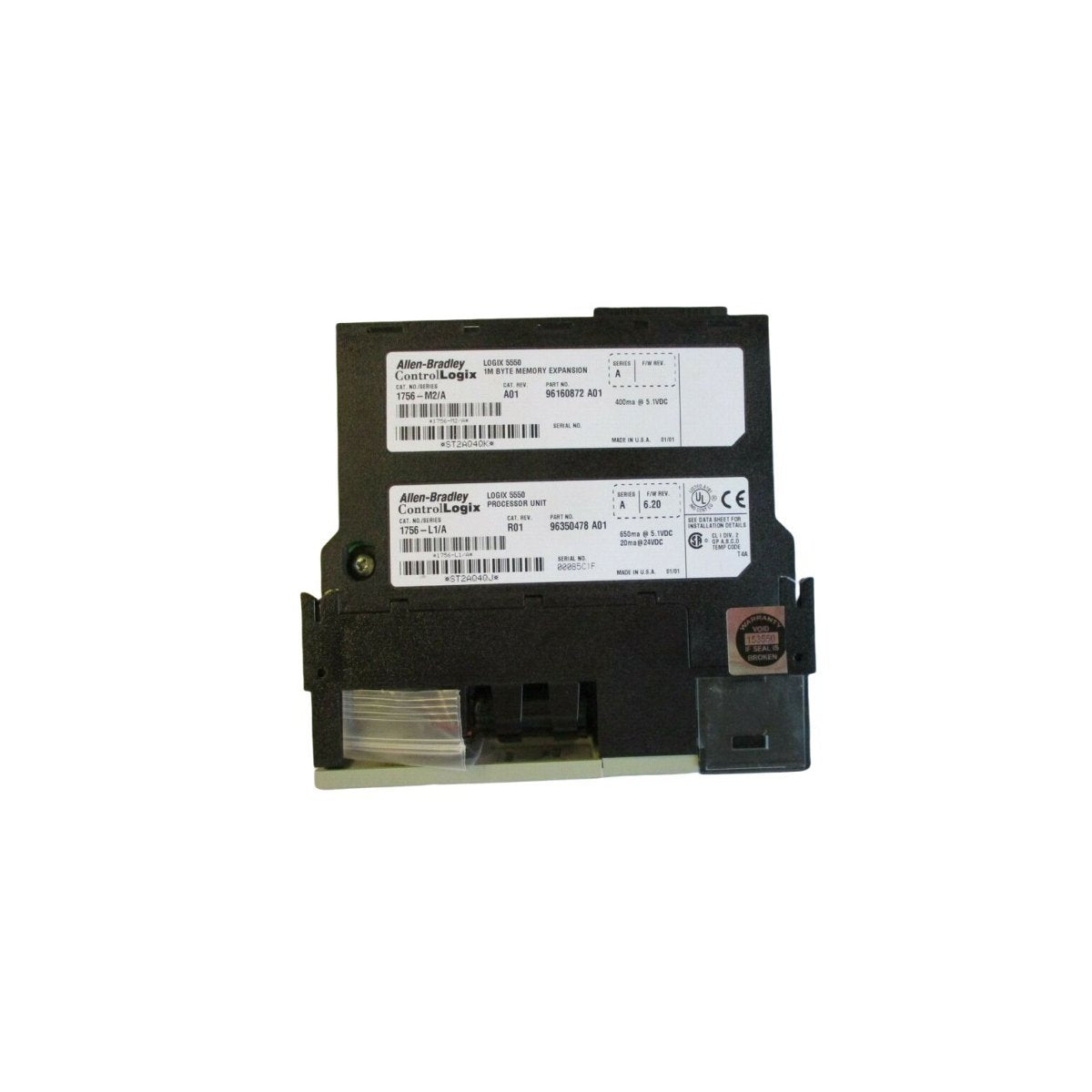 1756-L1M2 Allen-Bradley ControlLogix 5550 Processor Module 1MB Memory
