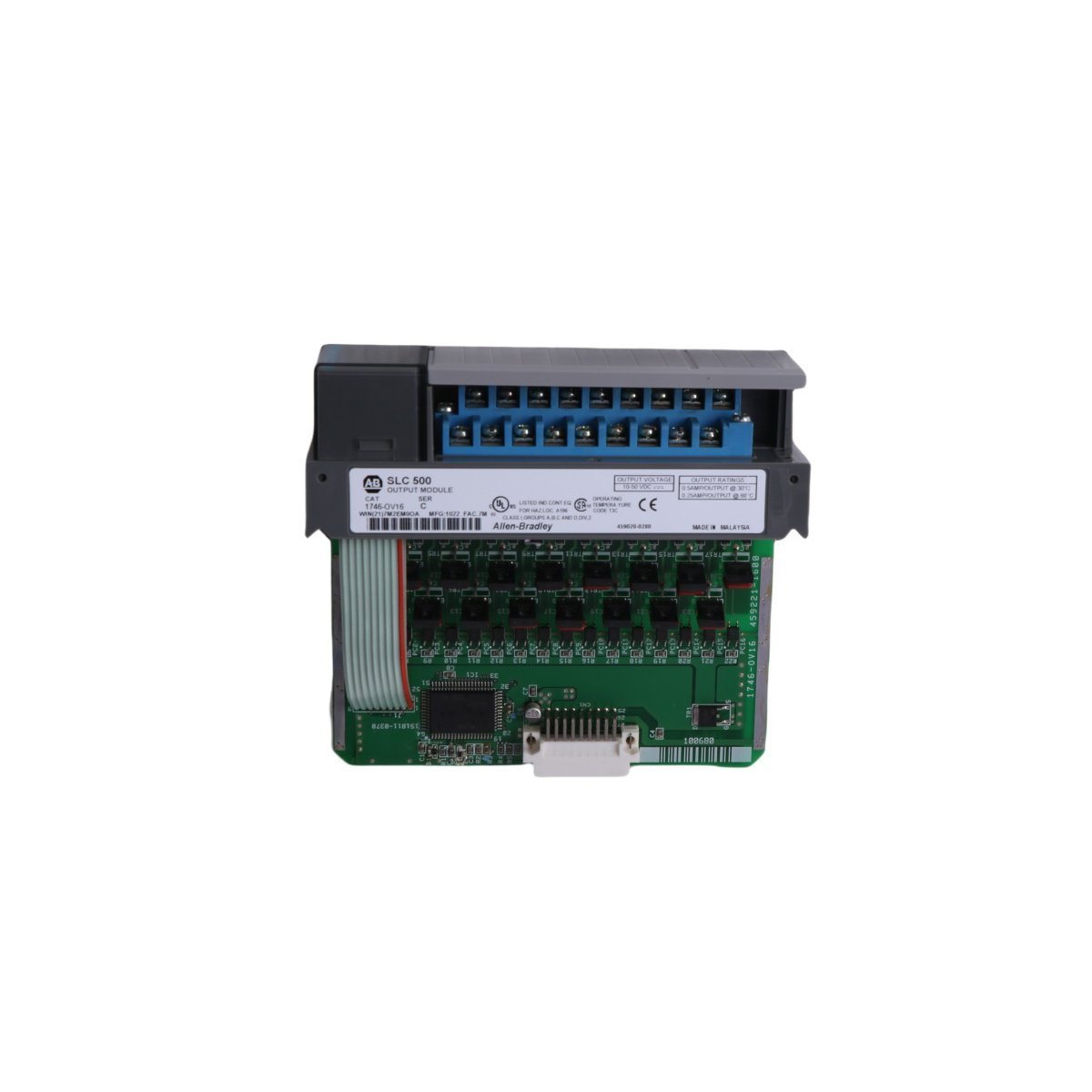 وحدة خرج تيار مستمر 16 نقطة استنفاذية طراز 1756-OV16E من Allen-Bradley ControlLogix