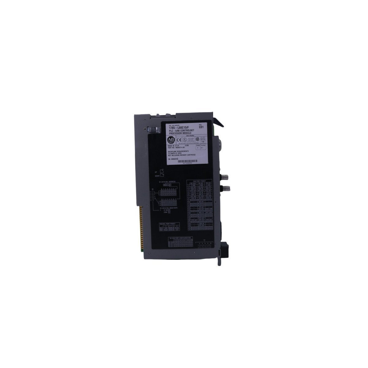 Allen-Bradley 1785-L80C PLC-5/80C ControlNet Processor Controller