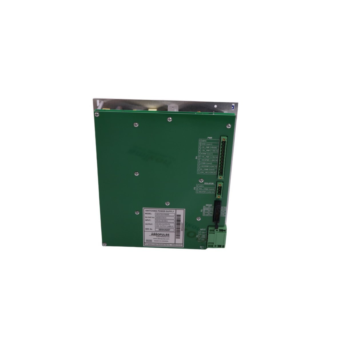 80026-518-01 Allen-Bradley MOX720-P4668E Power Supply Module