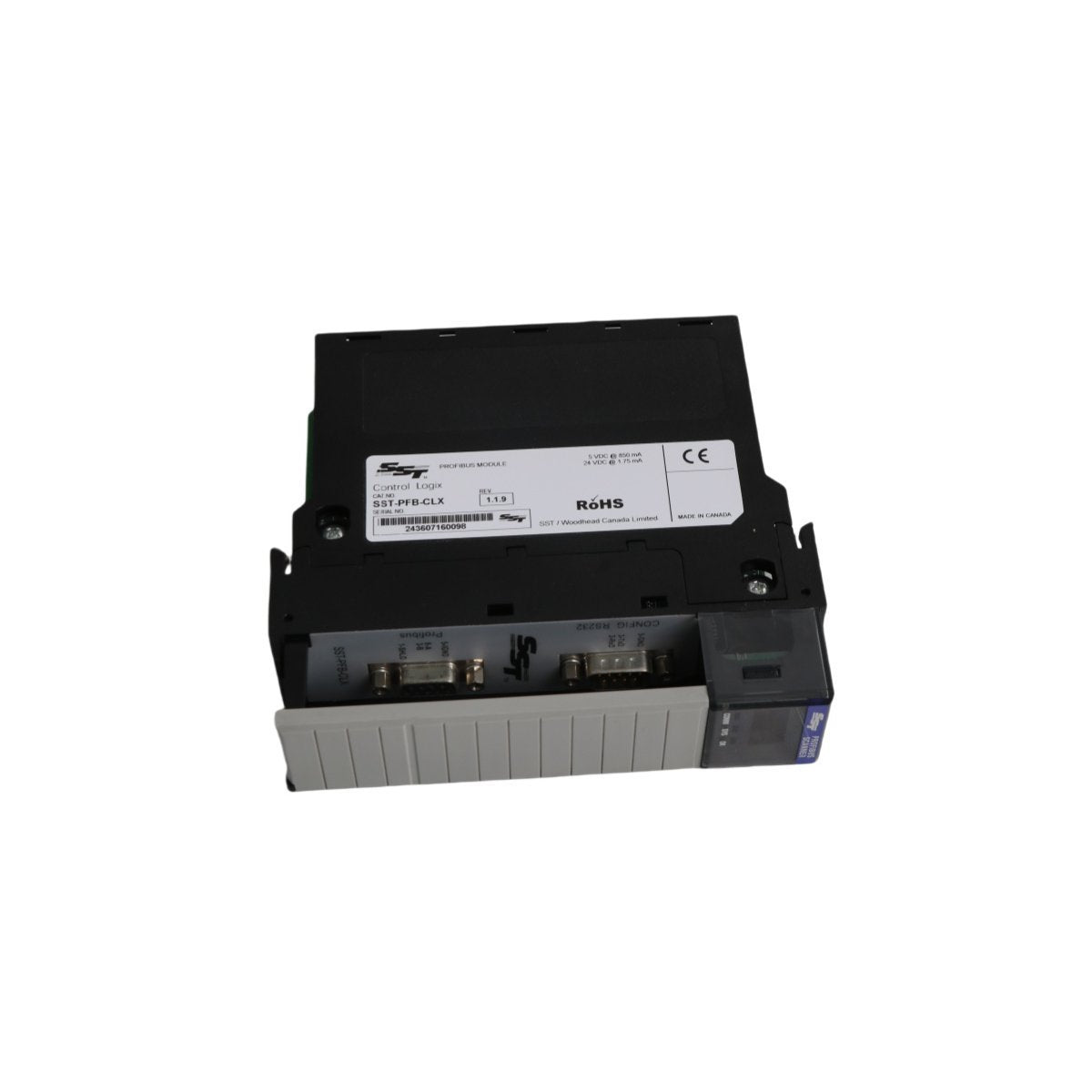 SST-PFB-CLX Allen-Bradley ControlLogix PROFIBUS DP Master/Slave Scanner