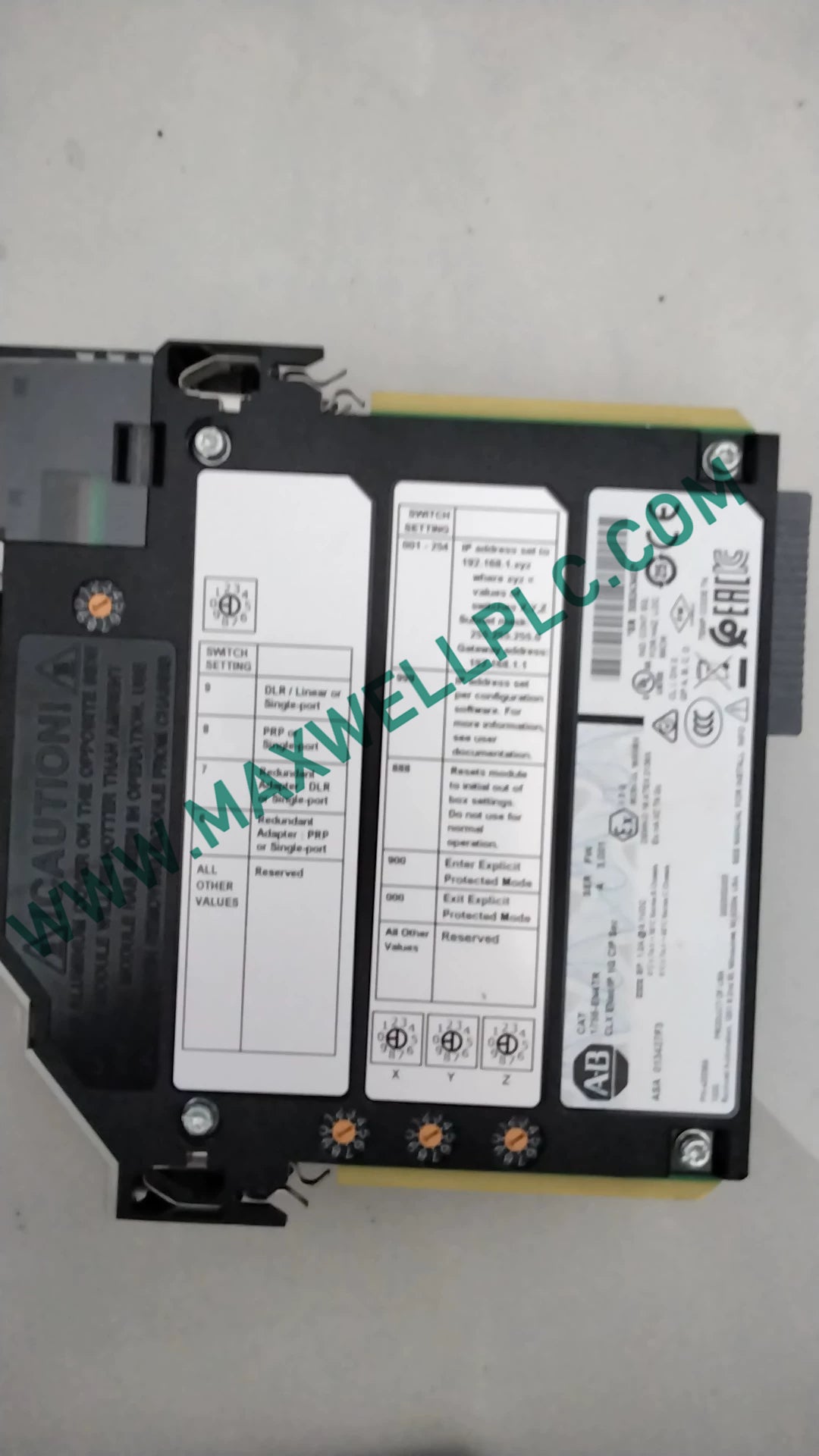 Módulo EtherNet/IP ControlLogix 1756-EN4TR de Allen-Bradley