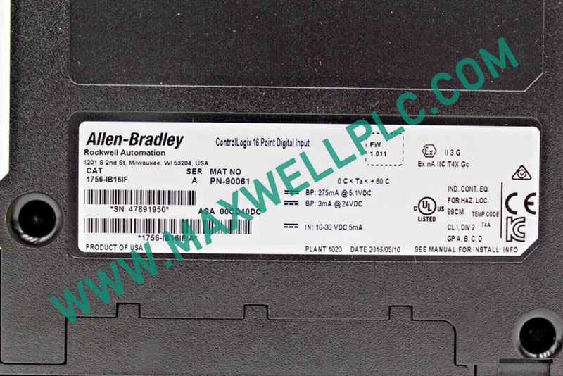 1756-IB16IF Allen-Bradley ControlLogix Fast Digital Input Module