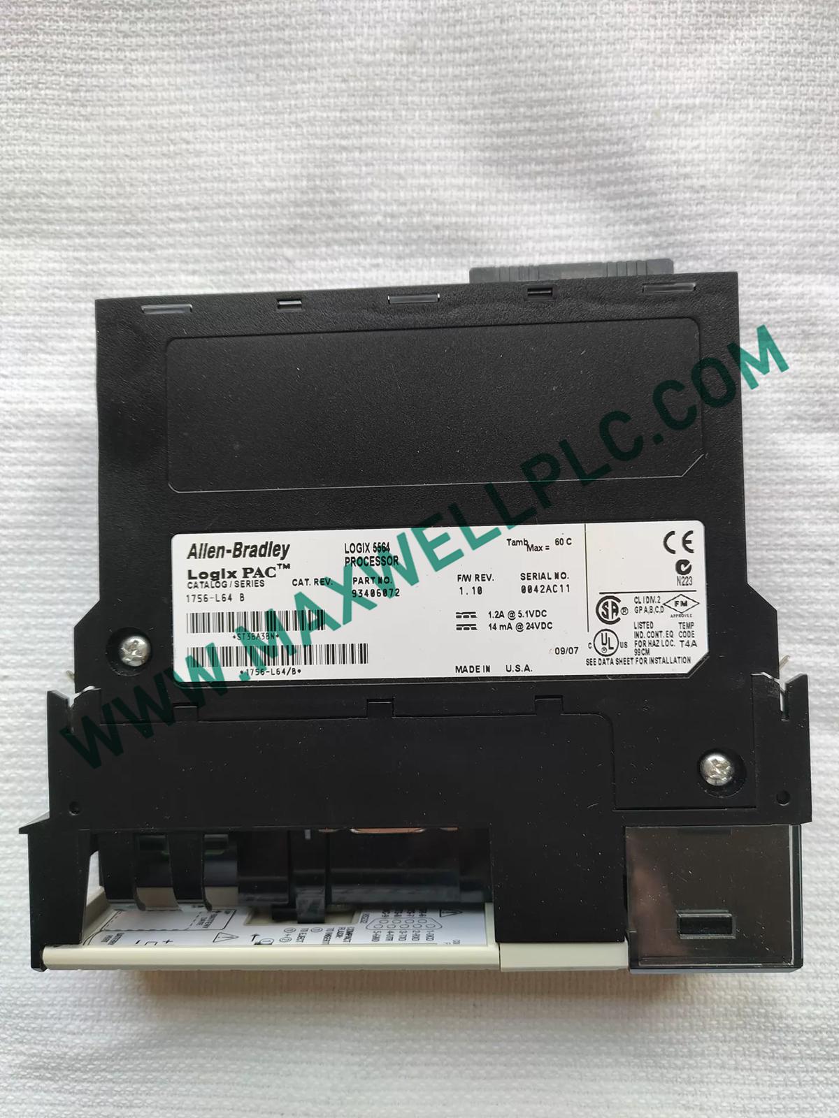 1756-L64 Allen-Bradley ControlLogix Logix5564 Processor