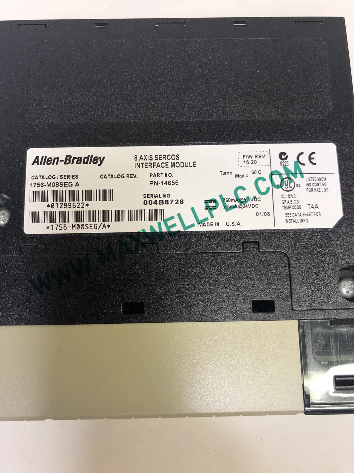 وحدة واجهة السيرفو العامة Allen-Bradley ControlLogix 1756-M08SEG