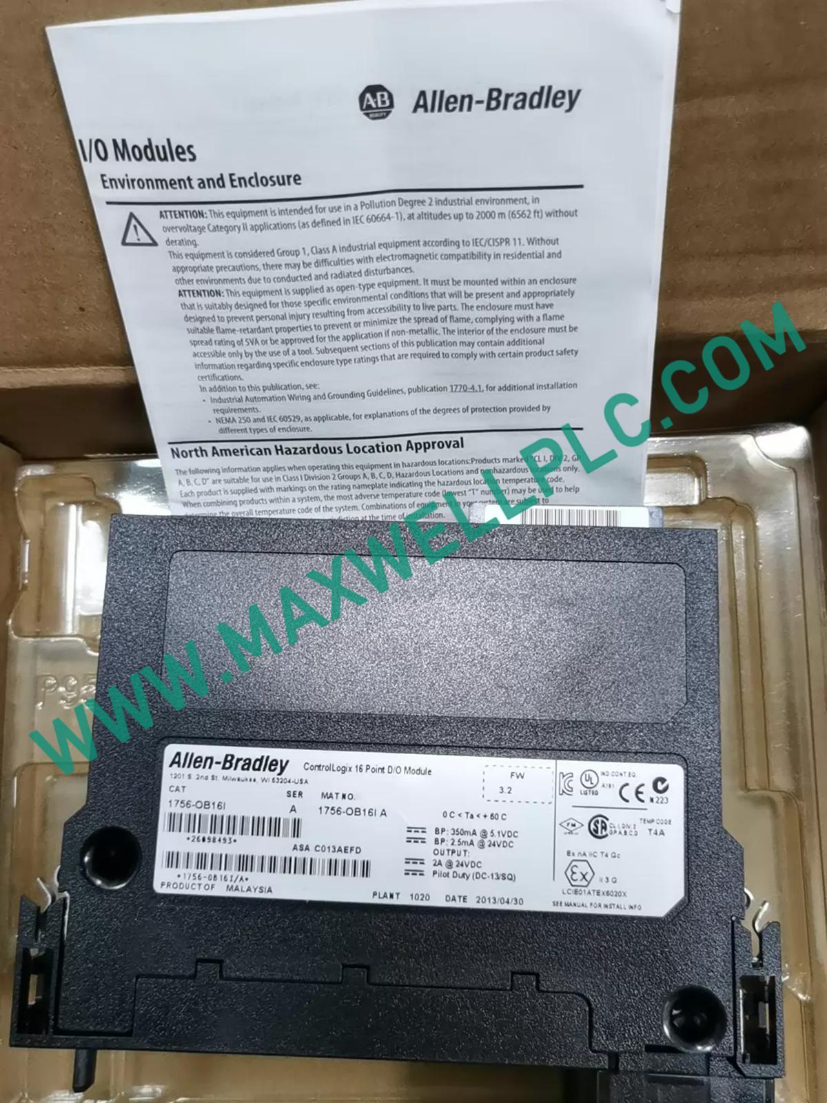 وحدة خرج معزولة 16 نقطة تيار مستمر من Allen-Bradley ControlLogix طراز 1756-OB16I
