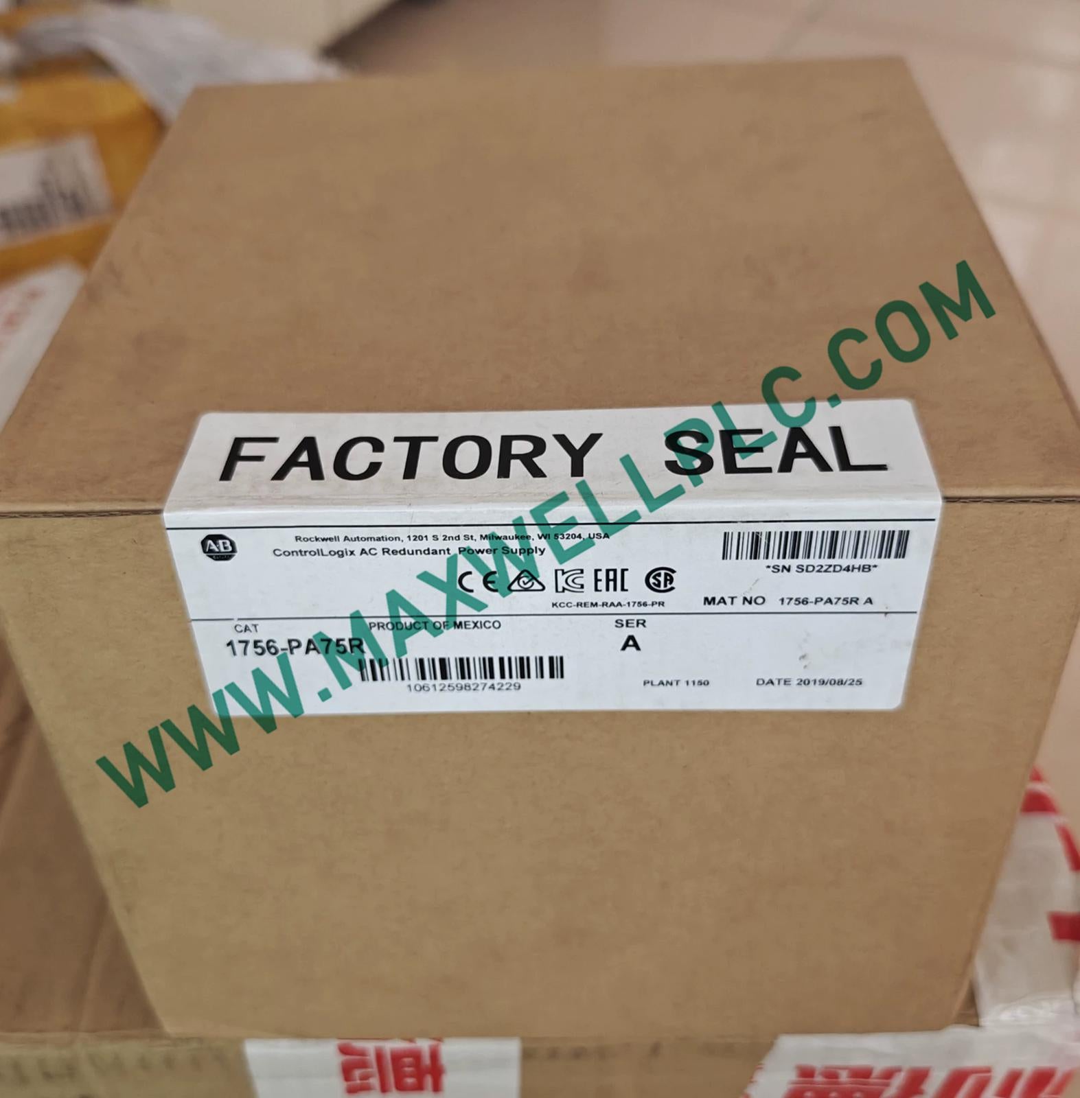 1756-PA75R Allen-Bradley ControlLogix AC Redundant Power Supply Module
