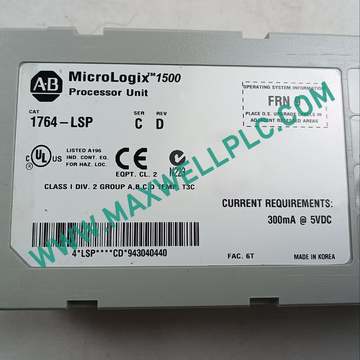 1764-LSP وحدة معالجة Allen-Bradley MicroLogix 1500
