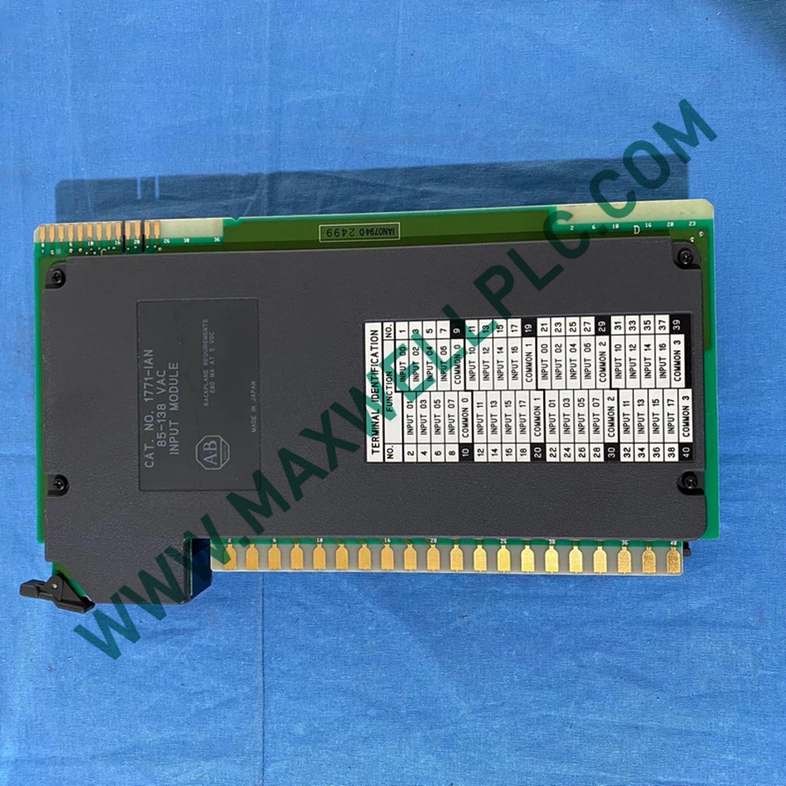 Módulo de entrada digital de la serie PLC-5 Allen-Bradley 1771-IAN