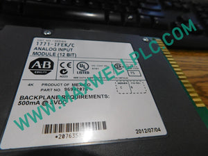 1771-IFEK Allen-Bradley PLC-5 Series Analog Input Module