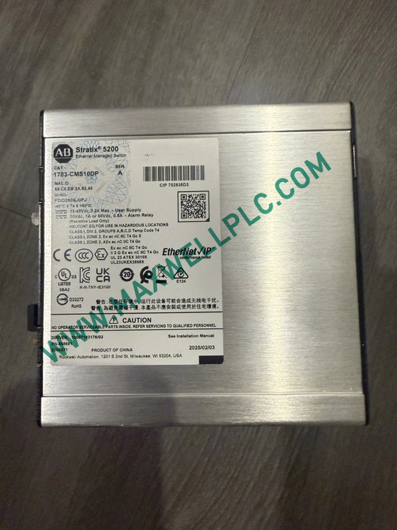 Allen-Bradley 1783-CMS10DP Stratix 5200 ETHERNET SWITCH
