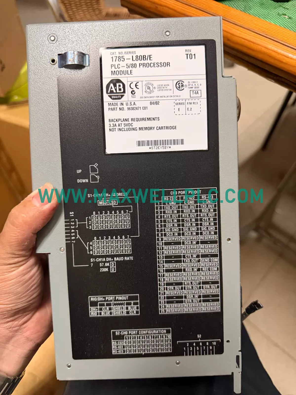 Allen-Bradley 1785-L80B PLC-5/80 CPU Processor