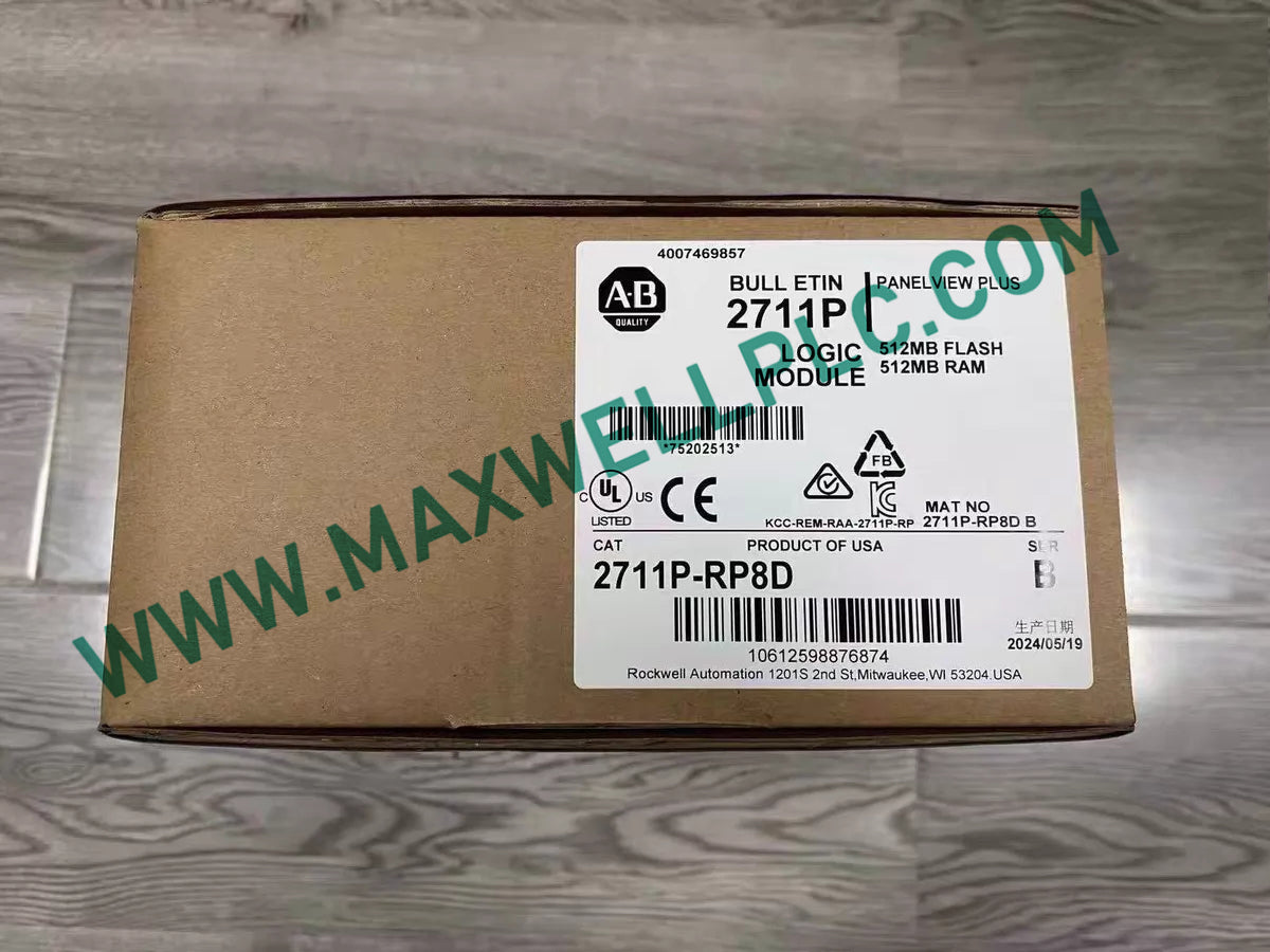 Allen-Bradley 2711P-RP8D PanelView Plus 6 Logic Module HMI