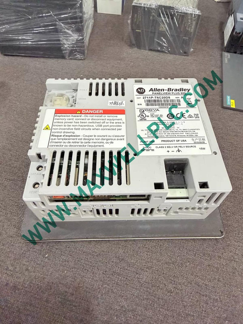 2711P-T6C20D8 Allen-Bradley HMI Terminal PanelView Plus 600