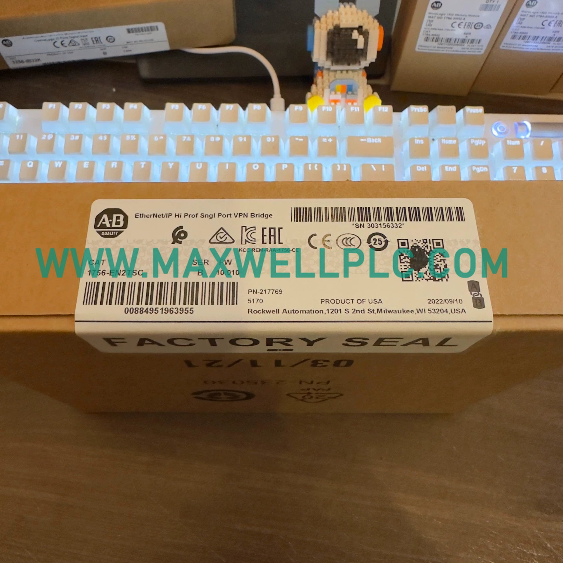 وحدة اتصال إيثرنت/آي بي من سلسلة ألن برادلي ControlLogix طراز 1756-EN2TSC