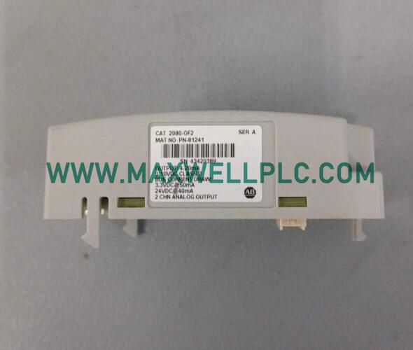 الوحدة الإضافية التناظرية طراز 2080-OF2 من Allen-Bradley ControlLogix