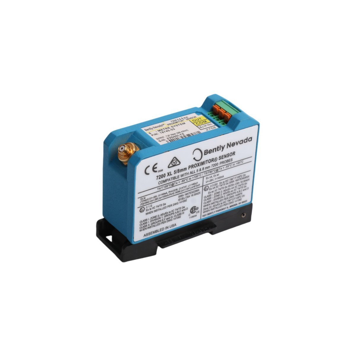 18745-03 Bently Nevada 5 mm & 8 mm Proximitor Sensor | 7200 Series