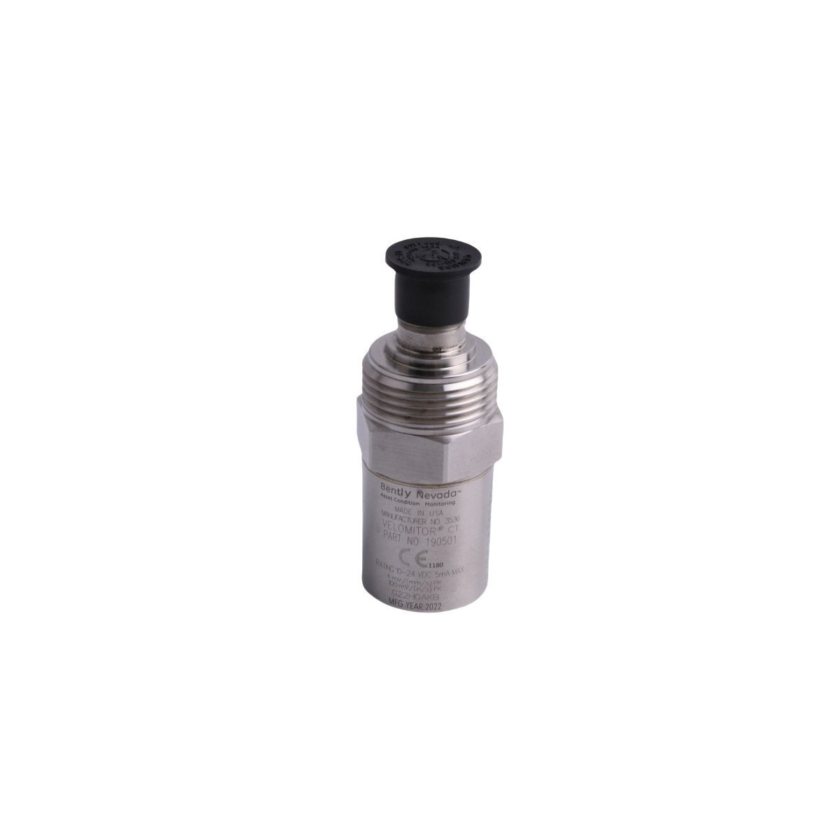 190501-02-00-04 Bently Nevada Velomitor CT Velocity Transducer | Low-Frequency Seismic Sensor